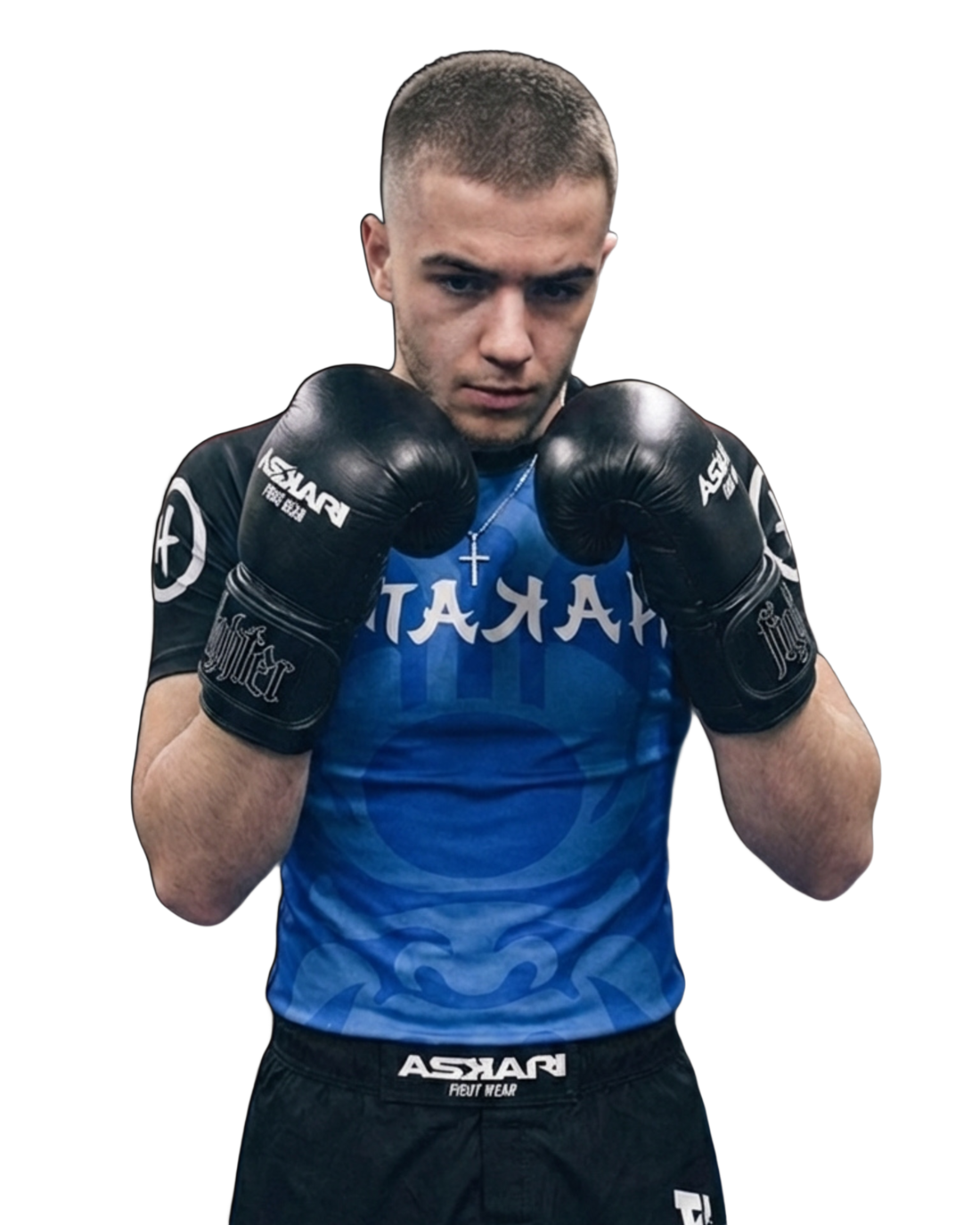 Daniel Luis Popa Oltra con guantes de boxeo